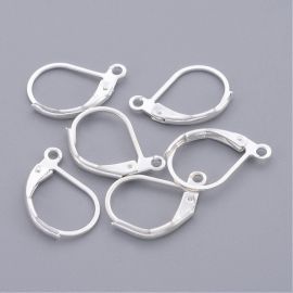 Kabliukai auskarams 15x10 mm, 5 poros