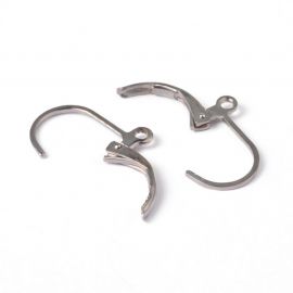 Earrings hooks 15x10 mm, 5 pairs