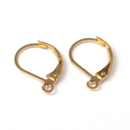 Earrings hooks 15x10 mm, 5 pairs MD1148