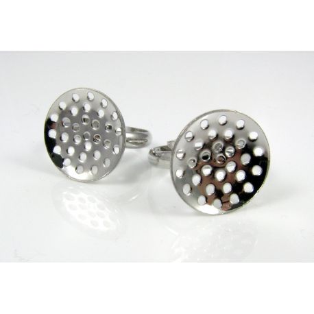 Žiedo pagrindas su perforuota detale 16 mm, 1 vnt. MD1014