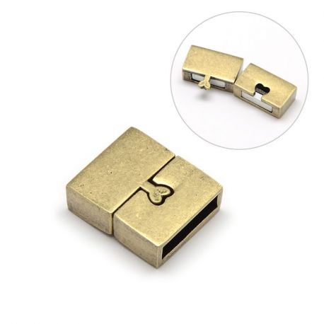 Magnetverschluss, 18x16 mm, 1 Stück MD1164