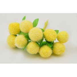 Dekoratyvinė gėlytė - burbuliukas 20 mm, 10 vnt. DEKO96