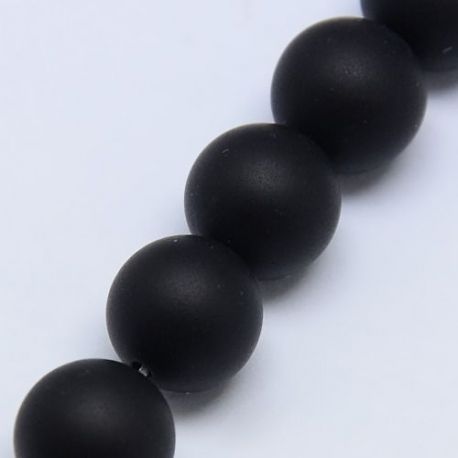 Agāta pērlīšu šķipsna 10 mm, 1 dzīsla AK0954