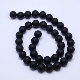 Agāta pērlīšu šķipsna 10 mm, 1 dzīsla
