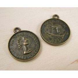Pakabukas "Moneta" 20 mm, 1 vnt. MD1240