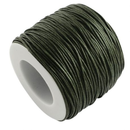 Gewachste Baumwollschnur 1,00 mm 1 m VV0368