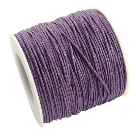 Waxed cotton cord 1.00 mm 1 m VV0375