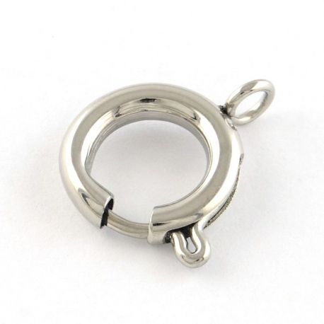 Stainless steel clasp, 14 mm, 1 pcs. MD1316