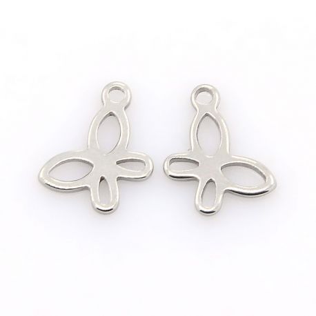 Roostevabast terasest ripats "Butterfly" 11x9 mm, 1 tk. MD1327