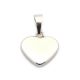 Stainless steel pendant "Heart" 17 mm, 1 pcs. MD1335
