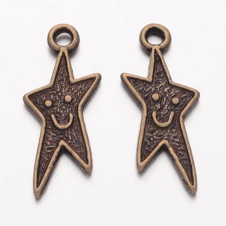 Pendant "Funny star" 22x9 mm, MD1351