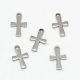 Nerūsējošā tērauda kulons "Cross" 12x7 mm, 1 gab. MD1355