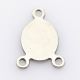 Edelstahlstecker 11x8 mm, 1 Stck. MD1296