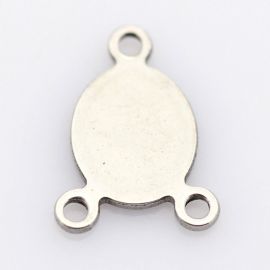 Nerūsējošā tērauda savienotāji 11x8 mm, 1 gab. MD1296
