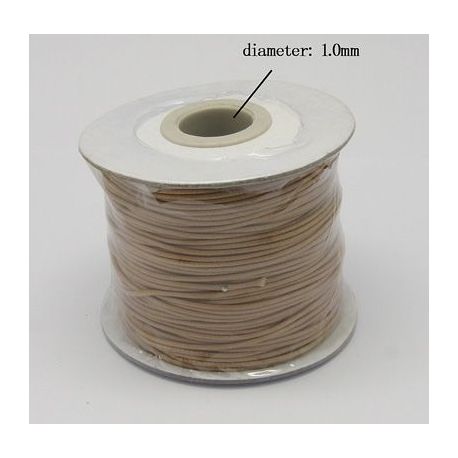 Waxed polyester cord 1.00 mm 1 m VV0478