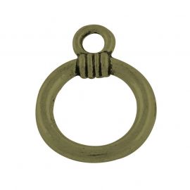Halskette Ring 16x12 mm, 10 Stk.