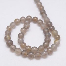 Agāta pērlītes 8 mm šķipsnas