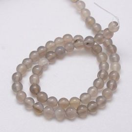 Agate beads strand 6 mm