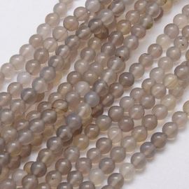 Agate beads strand 6 mm