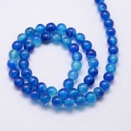 Agāta pērlītes 6 mm šķipsnas