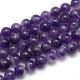 Natural Amethyst beads strand 10 mm AK1049