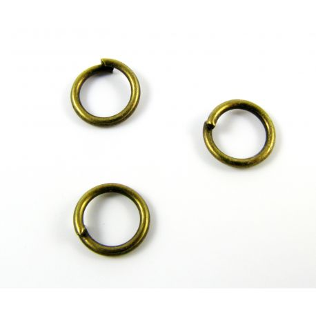 Single jump rings 7 mm, 10 pcs. MD0061