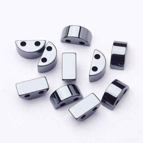 Sintētiskās hematīta pērles 13 mm, 4 gab. AK1061