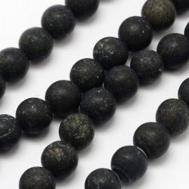 Natural strand of Serpantine Beads 8 mm