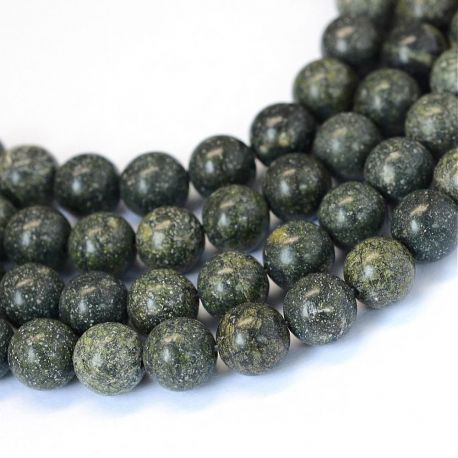 Natural strand of Serpantine beads 8-9 mm AK1064