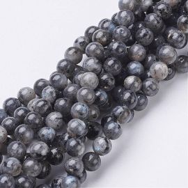 Natural Labradorito beads strand 6 mm