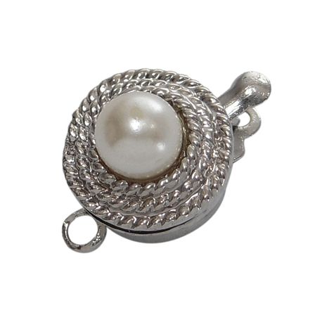 Necklace with pearl 12x8x10 mm, 1 pcs. J09VJ031