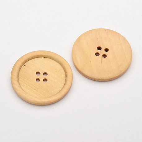 Wooden button 50 mm, 1 pcs. SAG0004