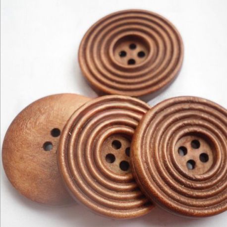 Wooden button 30 mm, 1 pcs. SAG0008
