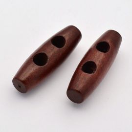 Wooden button 35x10 mm, 1 pcs.