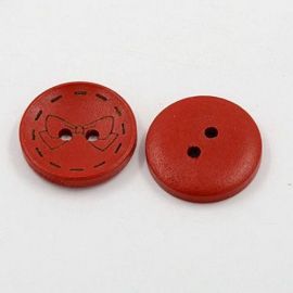 Wooden button 28 mm, 1 pcs.