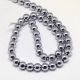 Synthetic Hematite beads strand 6 mm AK1086