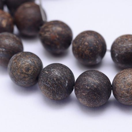Natural Bronze Bead strand 6 mm AK1105