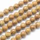 Natural Petrified Wood Bead strand 10 mm AK1106