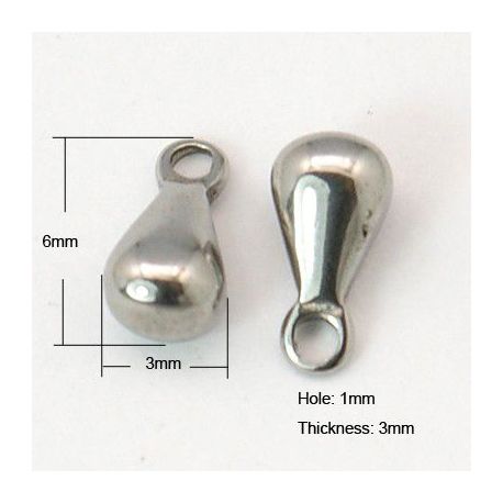 Roostevabast terasest ripats-pikendus 6x3 mm, 1 tk. MD1447