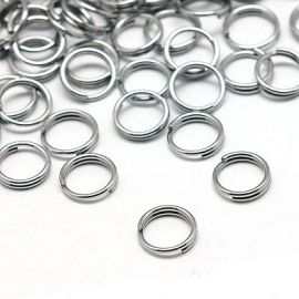 Roostevabast terasest topelthüpperõngad 5 mm, 20 tk.