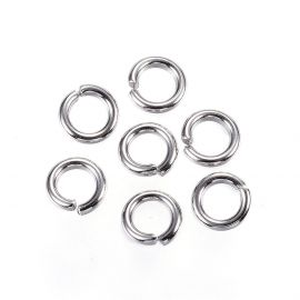 Stainless steel jump rings 5 mm, 20 pcs.