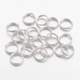 Double jump rings 8 mm, 20 pcs.