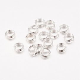 Double nickel-free jump rings 6 mm, 20 pcs.