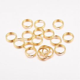 Double jump rings 5 mm, 40 pcs. MD1466