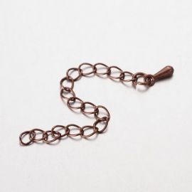 Chain for extension with completion 69x3 mm, 5 pcs.