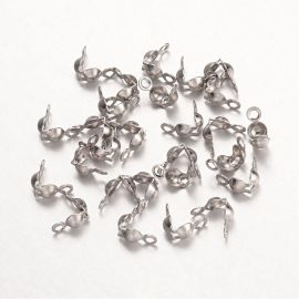 Stainless steel clamped bubble 8.5x4 mm 10 pcs.