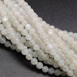 Looduslik Lunar Stone Bead kiud 5 mm AK1124