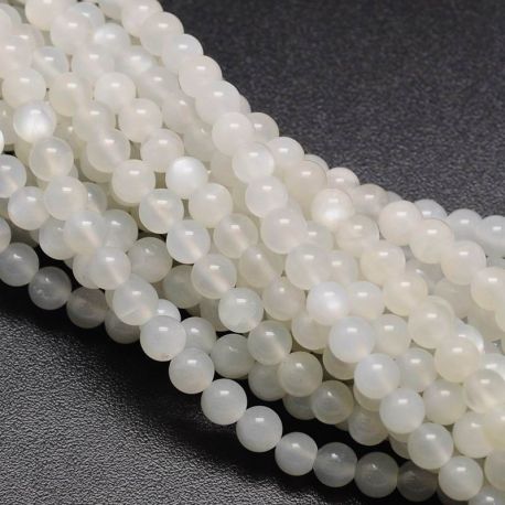 Looduslik Lunar Stone Bead kiud 5 mm AK1124