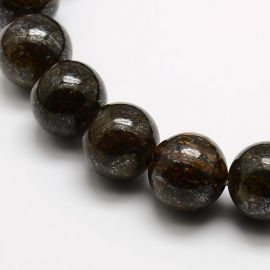 Natural Bronze Bead strand 6 mm