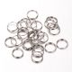 Stainless steel double jump rings 8 mm, 10 pcs. MD1496
